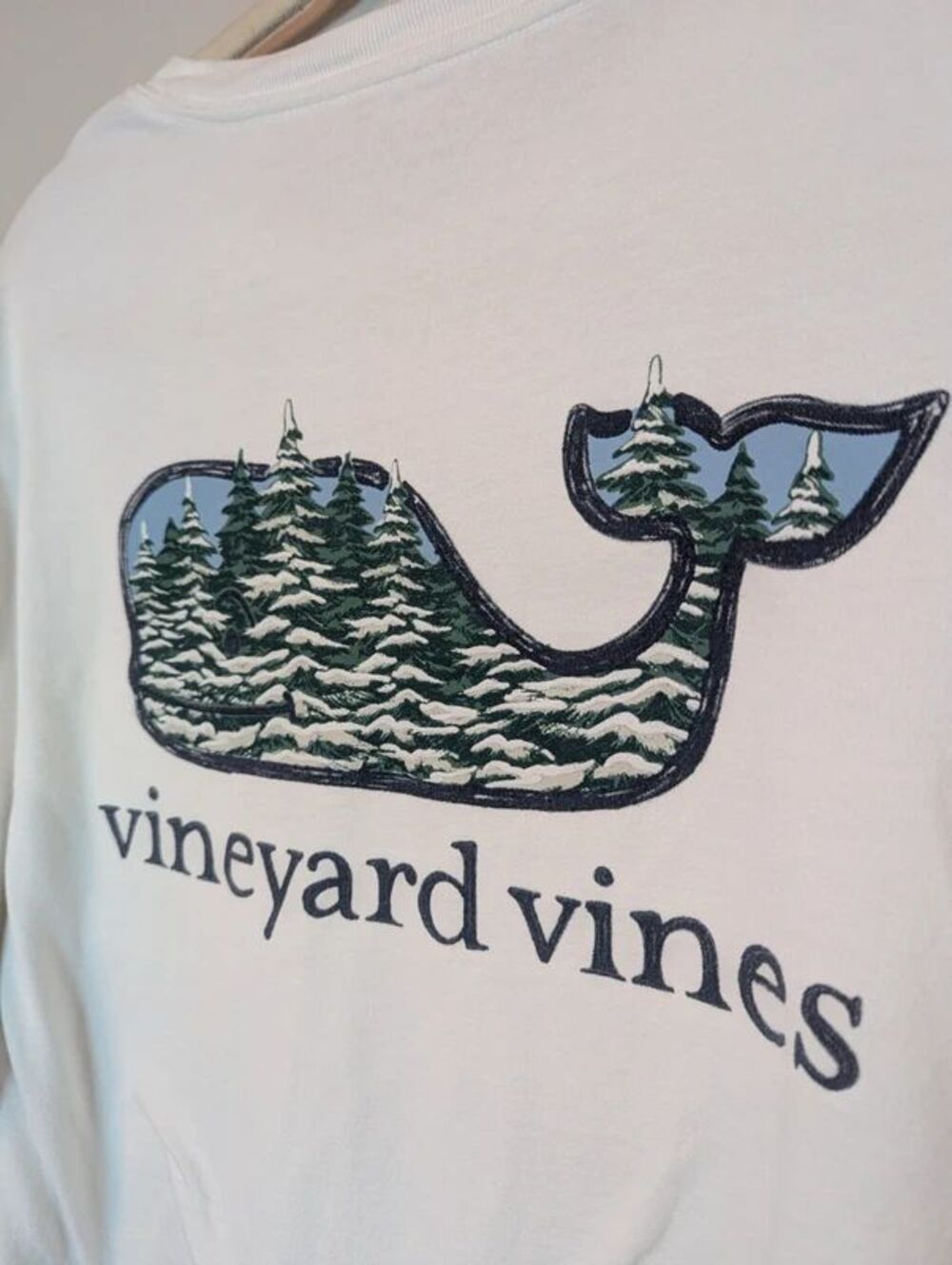 Vineyard Vines Snowy Pines Long Sleeve XL